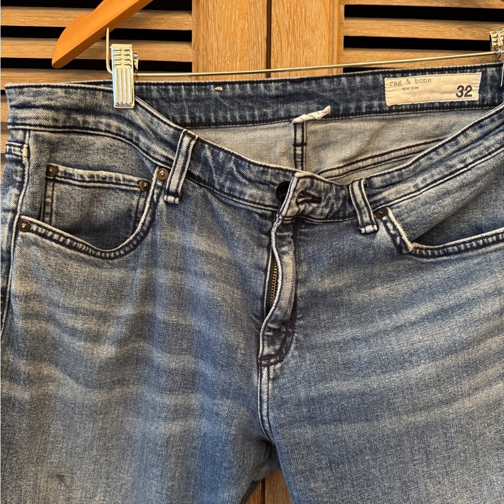 Rag & Bone Dre Low-Rise Slim Boyfriend Denim Jeans 32 - Picture 3 of 5